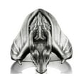 thumbnail image 2 of Unusual Dragon Ring in Sterling Silver, Male Fantasy Ring For Best Friend, Mythology Ring in Gothic Style, Targaryen Ring For Boyfriend, 2 of 5