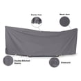 thumbnail image 4 of Covermates Hammock Cover - Weather Resistant Polyester, Double Stitched Seams, Securing Buckle Strap, Seating and Chair Covers, 188W x 58D x 20H, Charcoal, 4 of 7