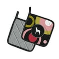 thumbnail image 2 of Carolines Treasures KJ1113PTHD Beauceron Pair of Pot Holders , 7.5HX7.5W, multicolor, 2 of 3
