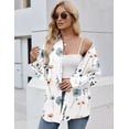 thumbnail image 4 of Zeagoo Button Down Shirts for Women Floral Blouses Business Casual Long Sleeve Shirts Dressy Printed Spring Fall Clothing, 4 of 8
