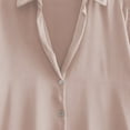 thumbnail image 4 of Aloohaidyvio Button Down Shirts for Women,Women's Fall Button Down Shirts Dress Shirts Long Sleeve Wrinkle Free Collared Work Office Blouses Chiffon Tops, 4 of 5