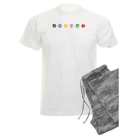 

CafePress - Power Rangers Dino Zord Emblems - Men s Light Pajamas