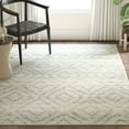 thumbnail image 4 of SAFAVIEH Adirondack Lecia Geometric Area Rug, Ivory/Light Blue, 9' x 12', 4 of 12
