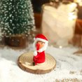 thumbnail image 4 of 2 figuras de cristal para manualidades, adornos navideños para el hogar, pequeñas esculturas en miniatura, accesorios para paisajes, 4 of 6