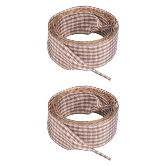 Checkered Shoelaces Trendy Polyester Laces Anti Slip Sneakers Shoe Lace For Sneakers Enthusiasts Footwear Accessories