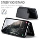 thumbnail image 5 of Funda para Samsung Galaxy A56 5G con tarjetero, tipo cartera para hombre y mujer con bloqueo RFID, de cuero resistente, con soporte y cierre magnético, a prueba de golpes para Samsung Galaxy A56, 5 of 9