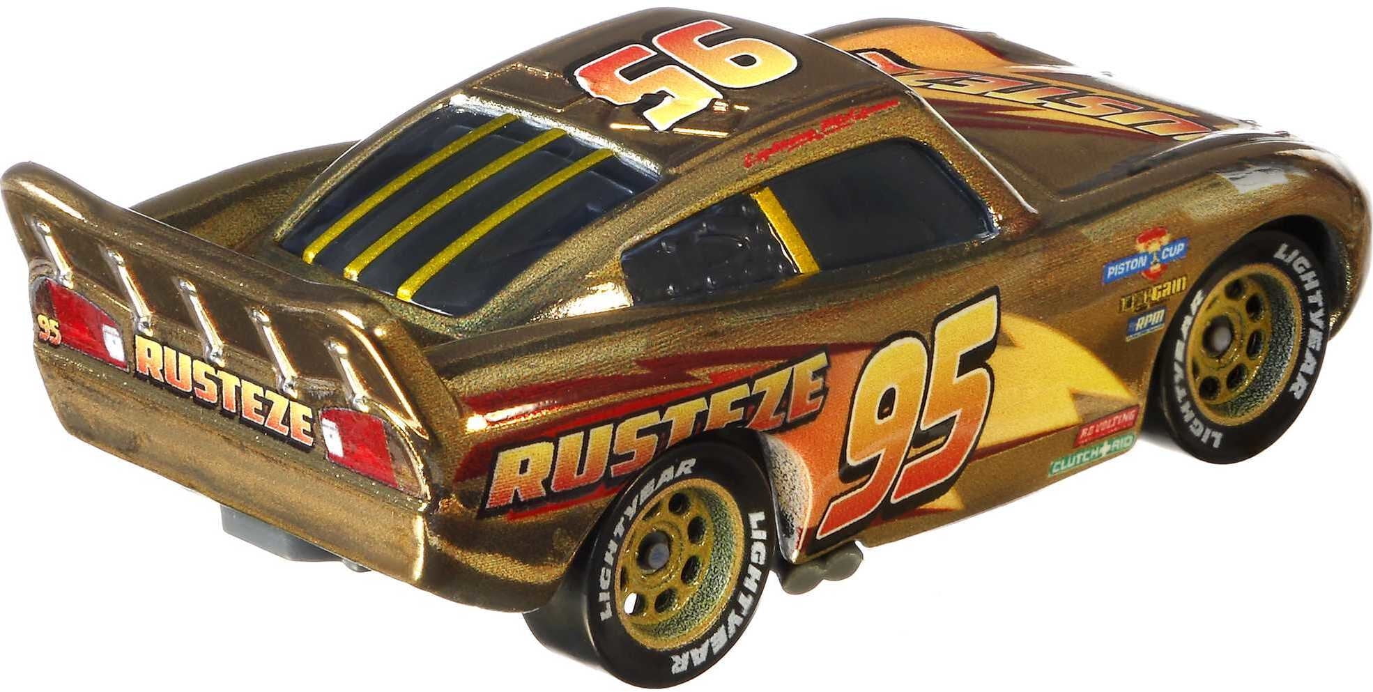 Disney Pixar Cars Golden Diecast Lightning Mcqueen Car Play Vehicle