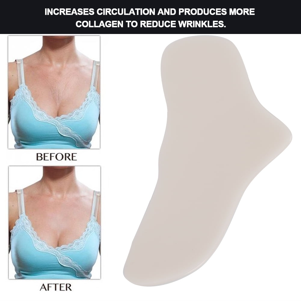 ACOUTO Silicone Chest Wrinkle Pads, Anti-Wrinkle Chest Pad Chest Wrinkles Removal Reusable Anti-Aging Patches For Anti-Aging Collagen Filler Pad To Repair, Hydrate, Plump & Smooth Skin