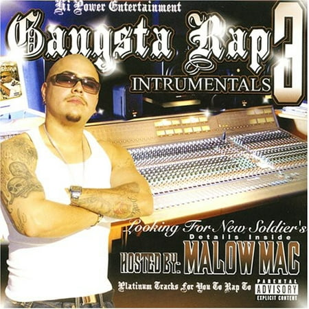 Gangsta Rap Instrumentals, Vol. 3 (CD) (explicit)