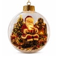 thumbnail image 2 of NWQKYZGH 1Pc Glowing Ornaments, Clear Light-Up Festival Ball Ornaments, Small Hanging Ornament with LED Light for Tree Mantel, Holiday Home Decoration & Gift, 2 of 7