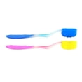 thumbnail image 3 of Cepillo de Dientes Prichos Doraldent Kit 2 Pack Textura Mediana Azul y Rosa, 3 of 4