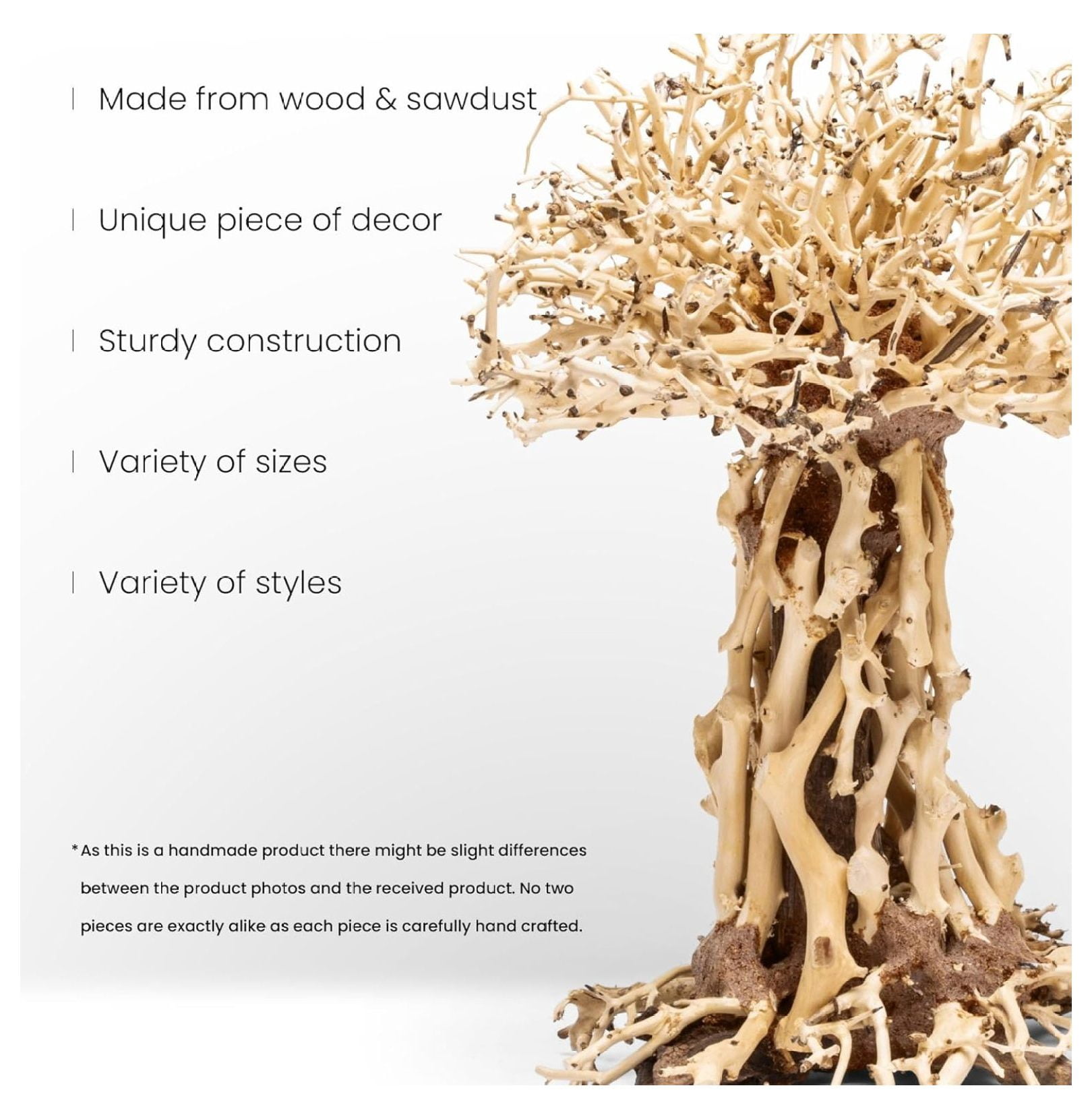 - Handcrafted Hardscape Driftwood for Aquarium, Terrarium, Vivarium, Natural Aquascape Hardscape Decorations, Aquascaping Hardscape for Live Aquatic Plants - 007, Small