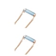 thumbnail image 3 of bedienty Smart Phone Back Clip Portable Adjustable Detachable Anti-lost Anti-corrosive Replacing Travelling Outing Chain Blue Gold 2Set, 3 of 6