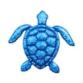thumbnail image 2 of Decoración de la pared de tortuga de hierro escultura decoración del hogar coleccionables de arte coleccionables para colgar adorno de regalo de Azul profundo, 2 of 8