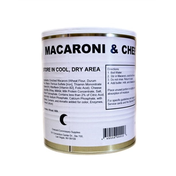 Military Surplus Freeze Dried Macaroni and Cheese Camping Emergency