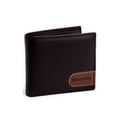 thumbnail image 2 of Cartera negra para hombre Curve café de piel sintética Polo, 2 of 5