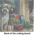 thumbnail image 2 of Border Terrier Cozy Christmas Glass Cutting Board Large 12 in x 15 in, 2 of 5