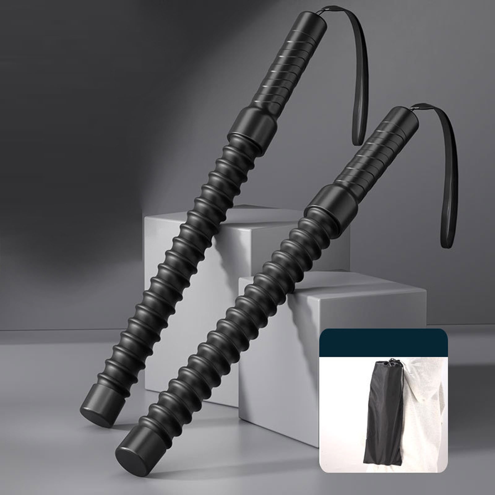 Ropes for Home Gym Muscle Building Strength Conditioning Exercise Portable Fitness Yoga Workout Cords Spring Sticks Throwing Rods 2PCS