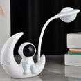 thumbnail image 1 of Fiudx Lámpara de Astronauta, Lámpara de Mesa Led Única con Diseño de Astronauta, Recargable E Inalámbrica, Iluminación Que Cuida La Vista, Decoración Moderna para El Hogar, Luz de Noche y Lámpara de, 1 of 6