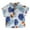 White, variant on Boys Tshirts Button Hawaiian Short Floral Vacation Summer Sleeve Beach Down Kids Clothing