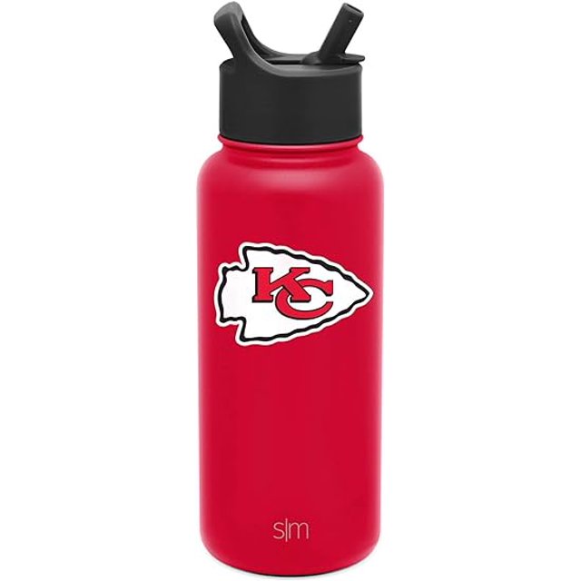 Botella de agua Simple Modern de los Carolina Panthers de la NFL, 950 ml