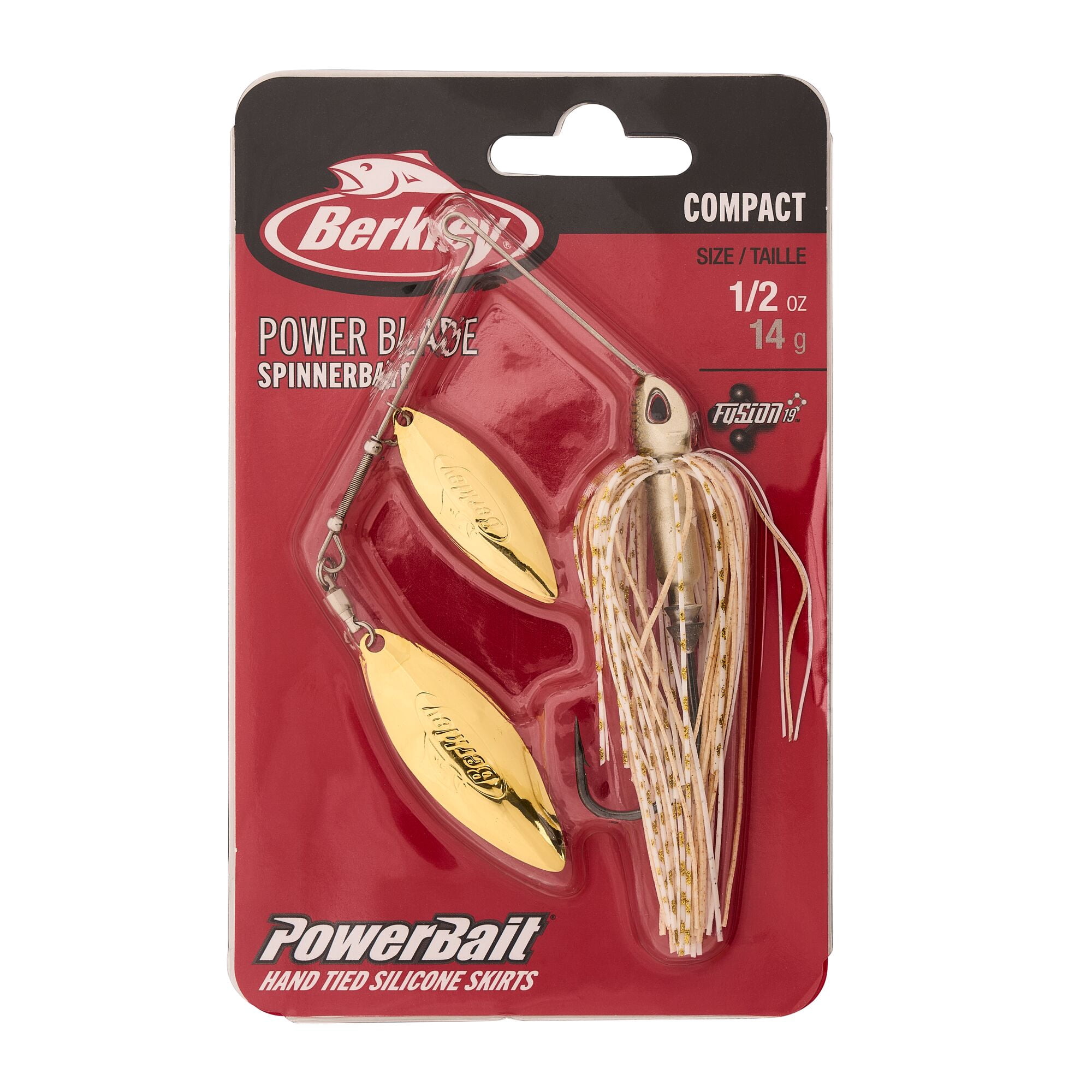 Berkley Power® Blade Compact, Spinnerbaits, Crypto/Gold + Gold (1-count)