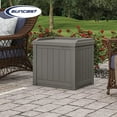 thumbnail image 4 of Suncast 22 Gal Outdoor Patio Small Deck Box w/ Storage Seat, Stone (4 Pack), 4 of 12