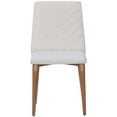 thumbnail image 3 of Manhattan Comfort Utopie Chaise Dinatoire Rembourrée Beige, 3 of 6