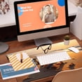 thumbnail image 5 of Large Gaming Mouse Pad for Desk, Baby Turtles On Beach Desk Mat, Cute Sea Turtle Desk Pad, 31.5"x11.8" Extended Big Computer Keyboard Mouse Pad with Non-Slip Base and Stitched Edge, 5 of 13