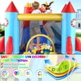 thumbnail image 4 of Veeboto Water Slide with Blower, Bounce House with Climbing Wall, Pool, Rocket Punching Bag, Obstacle Arch and Basketball Hoop, 10-in-1 Indoor/Outdoor Bouncy Castle for both Dry and Wet, Durable PVC, 4 of 7