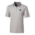 thumbnail image 2 of Men's Cutter & Buck  Gray Charlotte Knights Big & Tall Forge Tonal Stripe Stretch Polo, 2 of 3