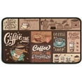 thumbnail image 4 of Kitchen Mats for Floor Coffee Kitchen Rugs Sets of 2 Non Slip Absorbent Washable Kitchen Rugs Anti Fatigue 17"x47"+17"x30", 4 of 6
