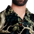 thumbnail image 5 of Tree Men's Casual Button Down Short Sleeve Printed Summer Beach Shirts, 5 of 6