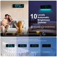 thumbnail image 4 of Reloj de pared digital Hournor 16 con 11 colores RGB y alarma, 4 of 6