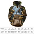 thumbnail image 2 of Dinosaur 3D Pattern 3D Print Hoodie Men Women Autumn Thin Pullover Sweatshirt Vintage Streetwear Tops, 2 of 6