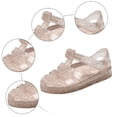 thumbnail image 4 of Nwiuh Jelly Sandals for Girls,Closed Toe Princess Summer Dress Shoes Fisherman Gladiator Water Beach Flat Sandals for Toddler/Little Kid/Big Kid, 4 of 4