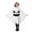 AB154 White, variant on Bainana Halloween Onesie Romper Ghost Robe Outfits For Kids Trendy Long Sleeve Hooded Face Print Robe Boys And Girls Stage Performance Clothes