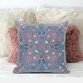 thumbnail image 2 of Amrita Sen Designs  18 x 18 in. Paisley Leaf Geo Broadcloth Indoor & Outdoor Zippered Pillow - Multi Color, 2 of 5