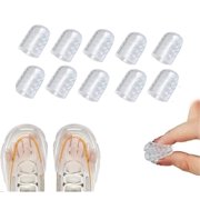 Silicone Anti-Friction Toe Protectors,Toe Guards for Feet,Clear Breathable Silicone Toe Caps Toe Sleeve Protectors for Ingrown Toenails,Corns,Calluses,Blisters (10Pcs)