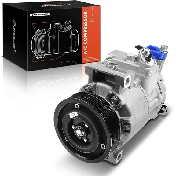A-Premium AC Compressor with Clutch Compatible with Audi A4 Quattro 2007-2009 L4 2.0L