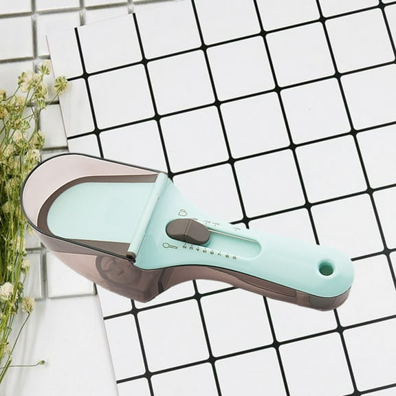 HOMEMAXS Kitchen Measuring Cup Measure Tool Plastic Adjustable Measuring Spoon Cooking Baking Accessoires Size Large