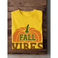 thumbnail image 3 of Fall Vibes Pumpkin Patch T-Shirt Men -Image by Shutterstock, Male 5X-Large, 3 of 4
