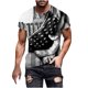 thumbnail image 1 of Camisetas Casuales Impresas de Manga Corta en el Patrón de Rayas, Camisetas Ligeras de Algodón a Rayas para Hombres, 1 of 5