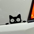 thumbnail image 3 of Anvazise Reflective Peeking Cat Animal Car Styling Decorative Stickers Auto Window Decals White One Size, 3 of 6