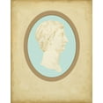 thumbnail image 2 of Bartolozzi, F. 26x32 Black Ornate Wood Framed with Double Matting Museum Art Print Titled - Spa Cameo I, 2 of 4