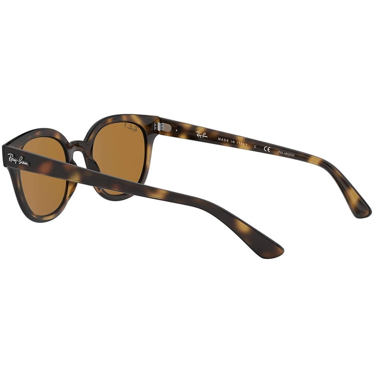 ⁠RayBan Sunglasses Black RB4324F Archive Ray-Ban RB4324F Asian Fit Square Sunglasses, Polarized Gradient