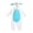 Sky Blue, variant on Kids Long Sleeve Bunny Jumpsuit Animal Costume Cosplay Costume Girl Halloween Costumes Size 1-10 Years