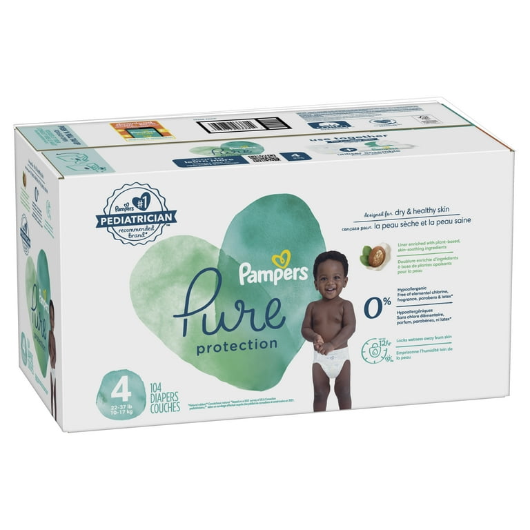 Pampers Couches Baby-Dry, taille 3, 104 couches - 104 ea