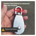 thumbnail image 3 of Single Pulley Block Heavy-Duty Wire Towing Wheel, Wire Rope Crane Pulley Versatile Rust-Proof M15/M50 Lifting Single Pulley ,Easy to Install, 3 of 6