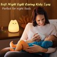 thumbnail image 5 of Luz de noche para niños, linda lámpara de gato para dormitorio, regalos de cumpleaños para niñas y niños, 5 of 5